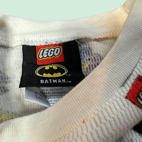 Toddler Lego Batman Joker Pow! Two Piece Long Sleeve Pajama Set Size 2T - Picture 3 of 7